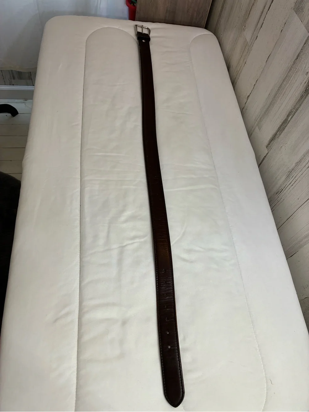 Galco Mens Sz 38 1.5 inch dk brown leather made in the USA holster belt